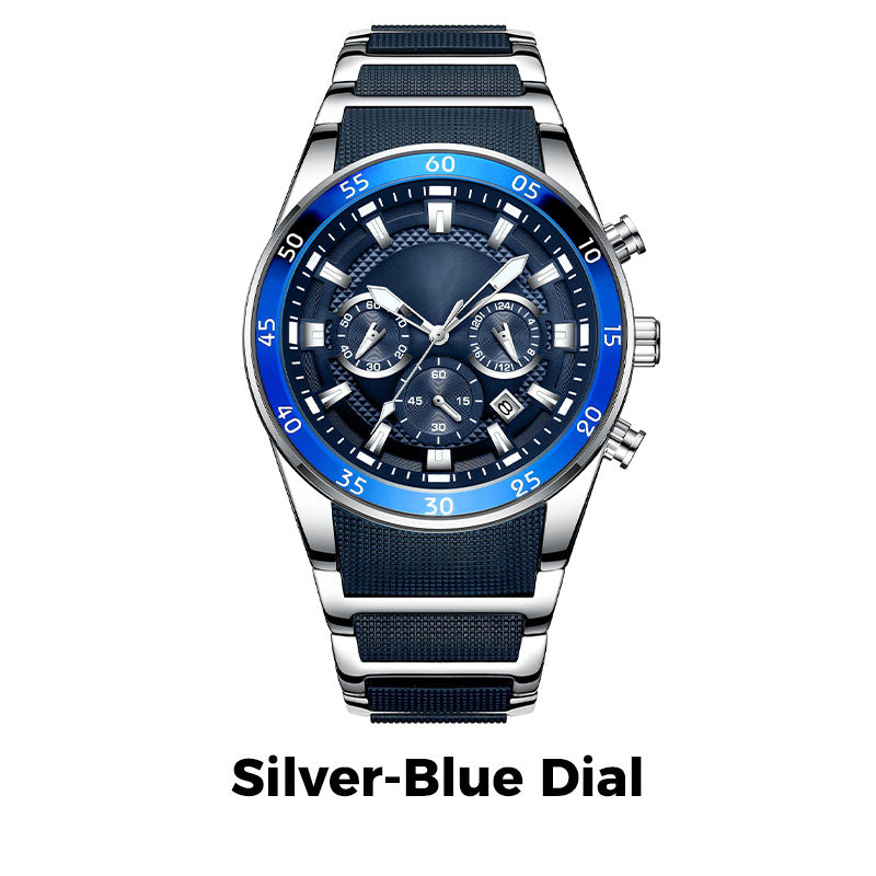 ⌚ 50% OFF! ⏳ Men's Waterproof Multifunctional Quartz Watch – Stylish & Durable ✨