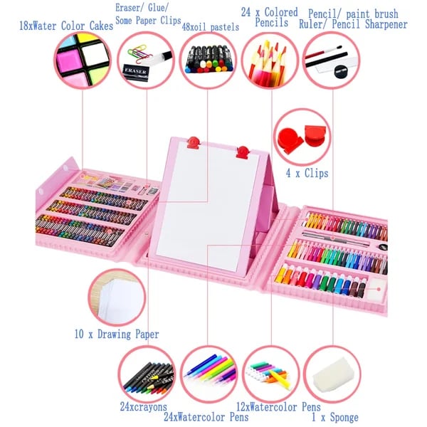 💗Hot Promotion 50% Off💗Deluxe 6-In-1 Art Creativity Set🎁The Best Present For Kids