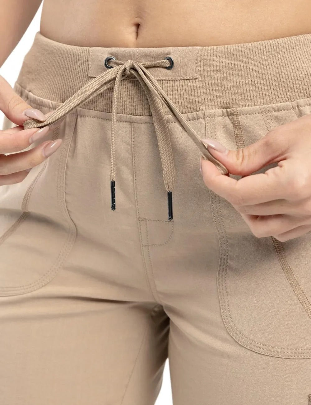 Women’s Loose Fit Lightweight Capri Cargo Pants – Casual 3/4 Trousers with 6 Pockets