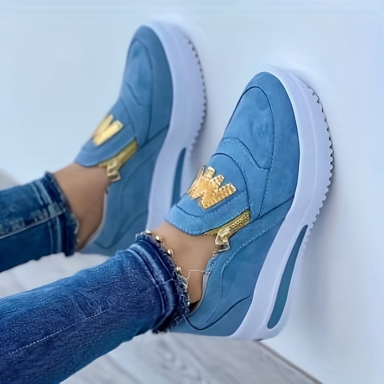👍Women's Casual Platform Slip-on Orthopedic Sneakers👞